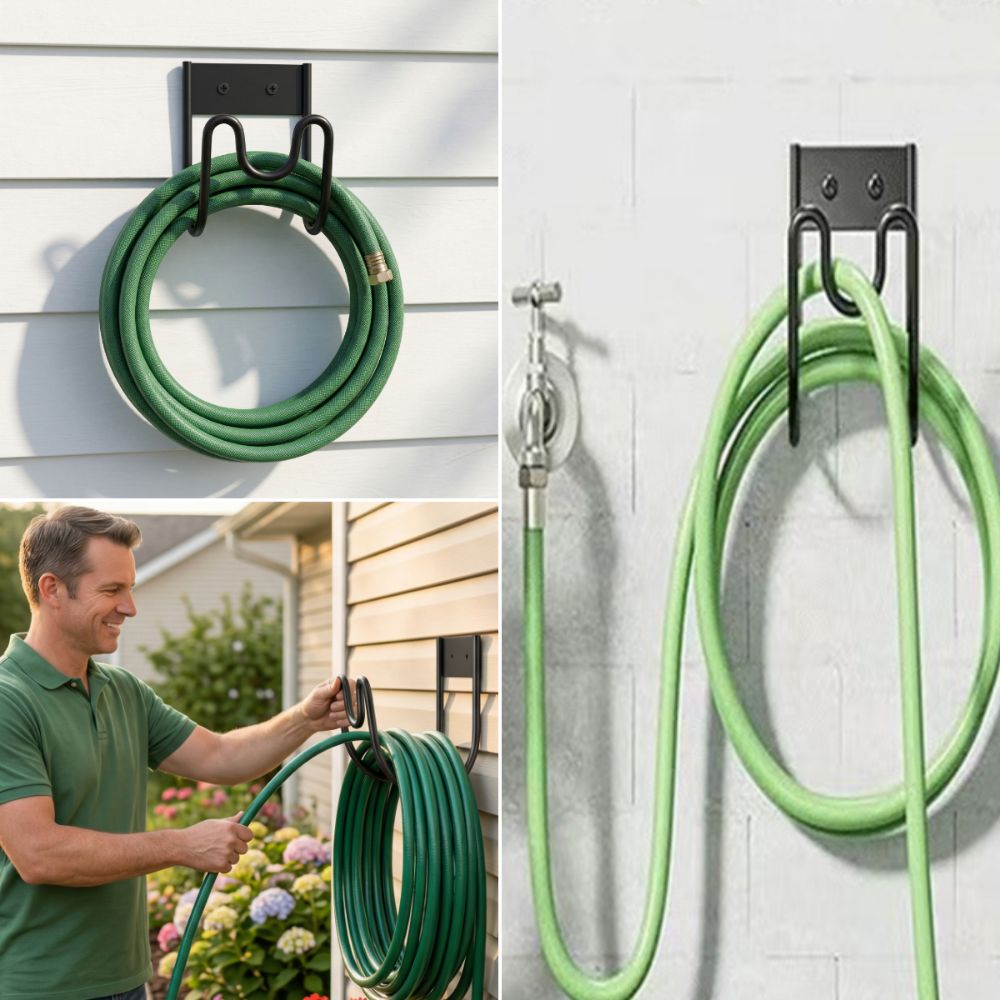 Настенный держатель для садово – обзор и цена Gardena Hose Flex