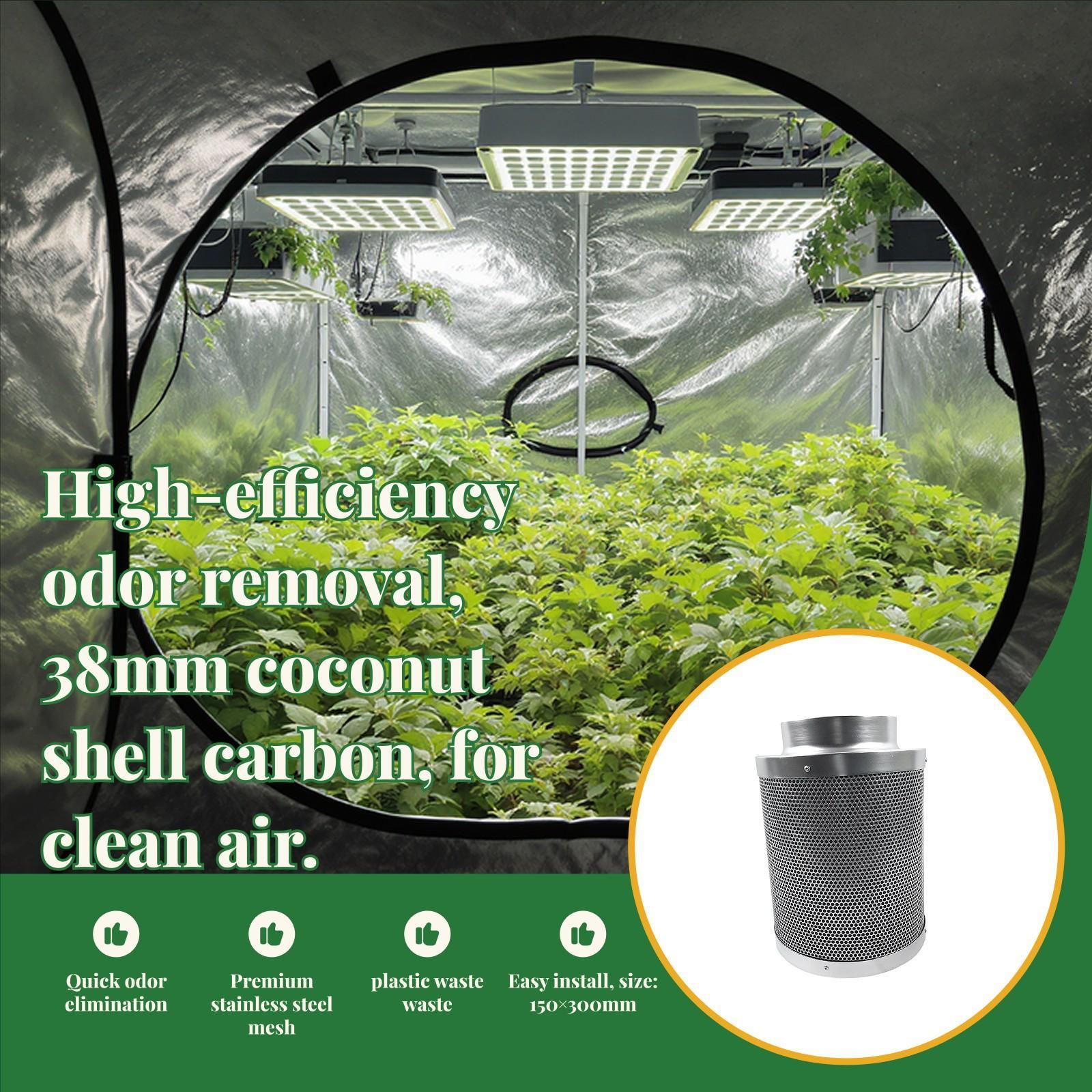 6-дюймовый канальный вентилято – обзор и цена Carbon Filter Inline